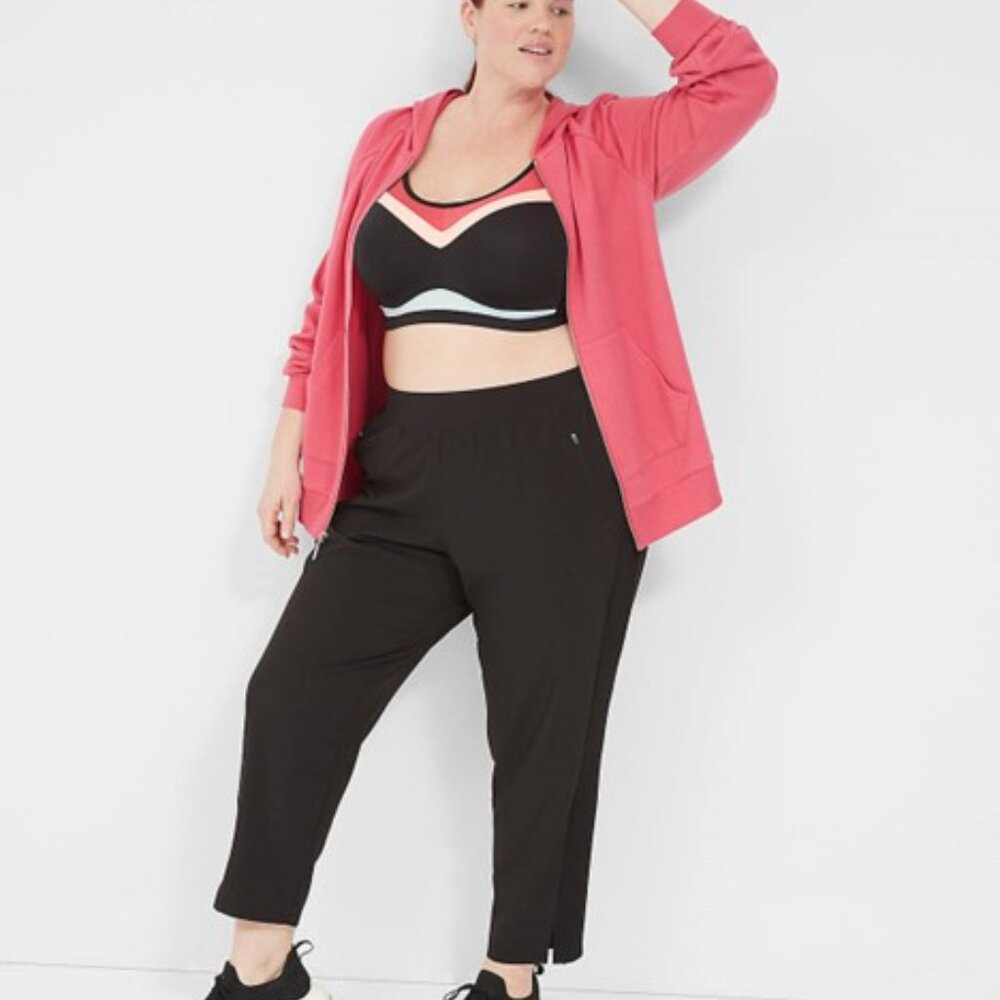 BLK LIVI Stretch Woven Ankle Pant  14/16W NWT